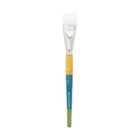 Princeton™ Snap!™ Series 9850 White Taklon Short Handle Angle Shader Brush