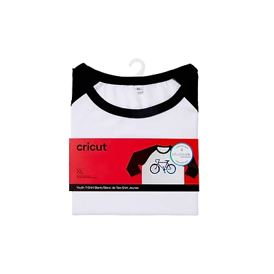 Cricut® Unisex Youth Raglan Sleeve T-Shirt Blank