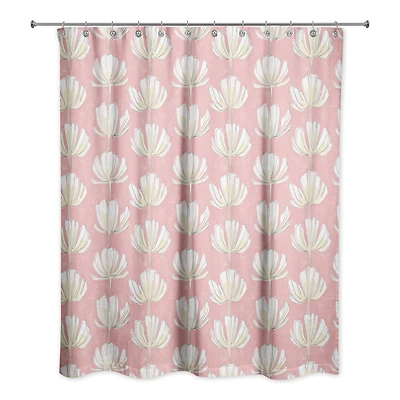 Floral Pattern 71" x 74" Shower Curtain