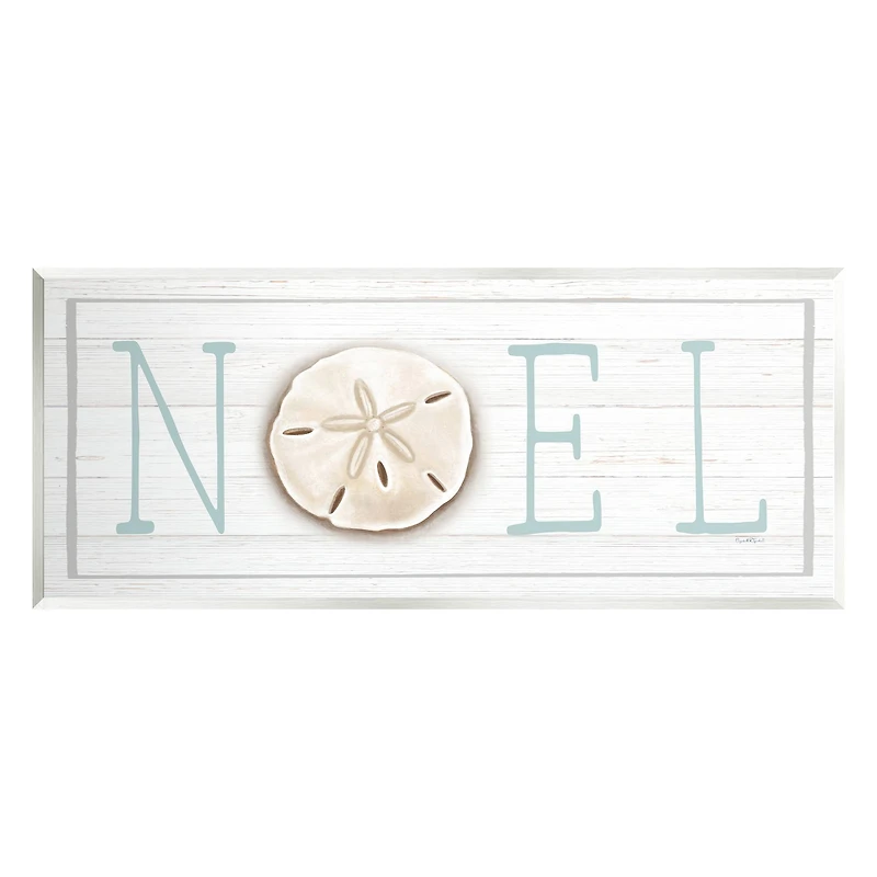 Stupell Industries Noel Holiday Sand Dollar Sign Wall Plaque Art