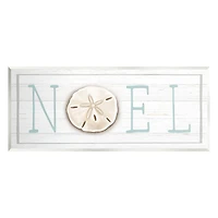 Stupell Industries Noel Holiday Sand Dollar Sign Wall Plaque Art