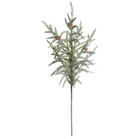 28.25" Green Frosted Soft Pine with Pinecone Stem by Ashland®