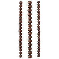 Brown Wood Round Beads by Bead Landing™