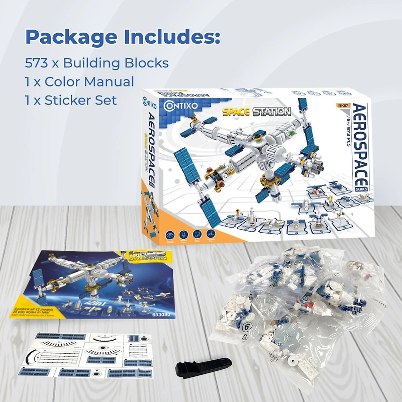 Contixo BK07 Aerospace Series Space Station Building Block Set