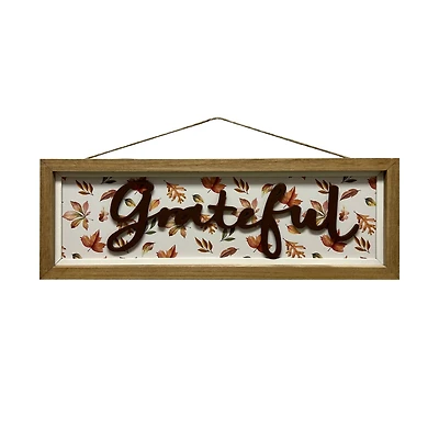 20" Maple Leaf Grateful Wall Sign by Ashland®