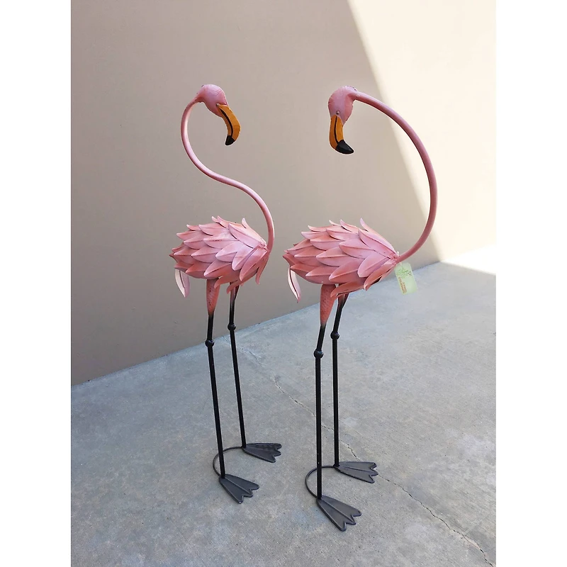 41" Flamingo Garden Stakes, 2ct.