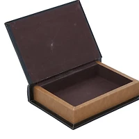 Brown Wood Traditional Book Box Set