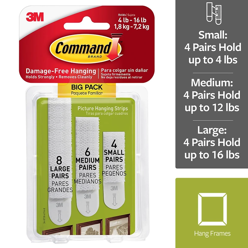 3M Command™ Picture Hanging Strips Value Pack