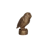 Hello Honey® 5" Gold Antique Owl with Base
