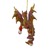 Design Toscano Cane and Abel the Dragon 2017 Ornament