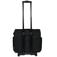 Everything Mary Black Stamped Rolling Sewing Machine Tote