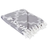 DII® Gray Lattice Throw