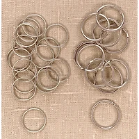 Jewelry Made By Me™ Silver Large Split Rings, 25ct.