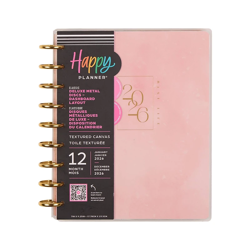 The Classic Happy Planner® Textured Canvas