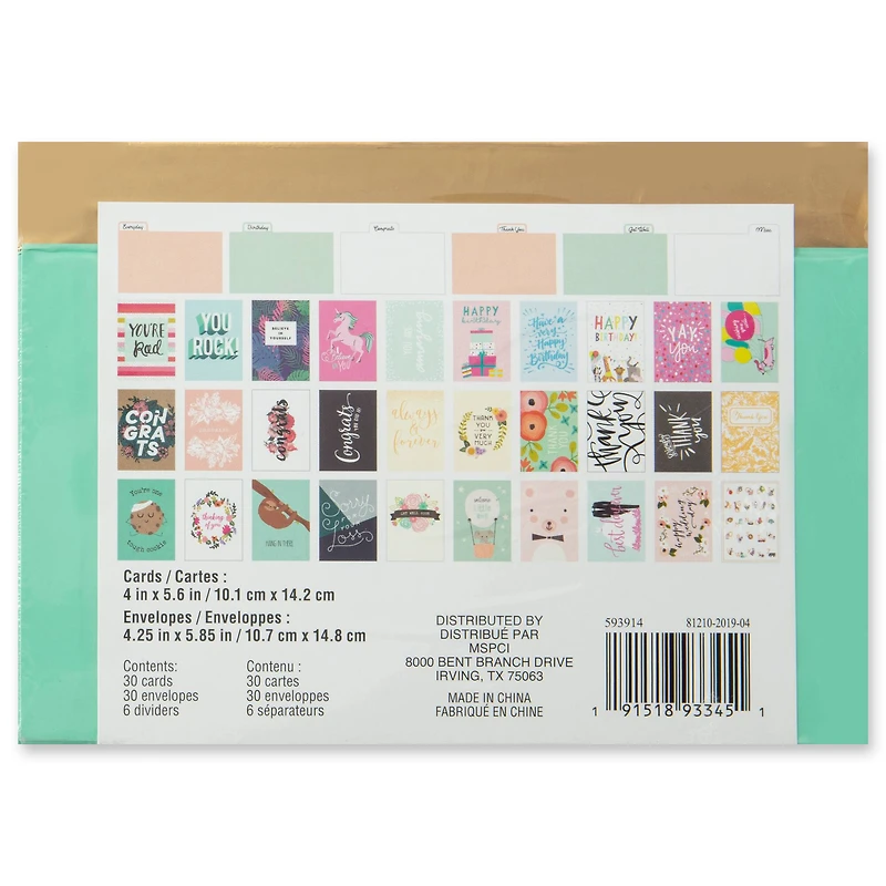 Boxed Greeting Cards by Recollections™, 4" x 5.6"