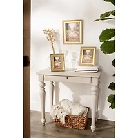 DII® Antique Gold Rub 5" x 7" Farmhouse Picture Frame