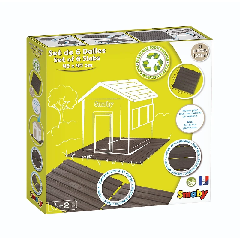 Smoby Playhouse Floor Tile Set