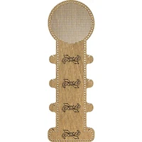 Wonderland Crafts Floral Embroidery Blank Wood Organizer