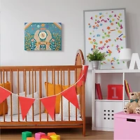 Stupell Industries Heart Be Your Compass Phrase Boho Chic Constellations Canvas Wall Art