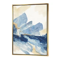 Designart - Metallic Gold Indigo I