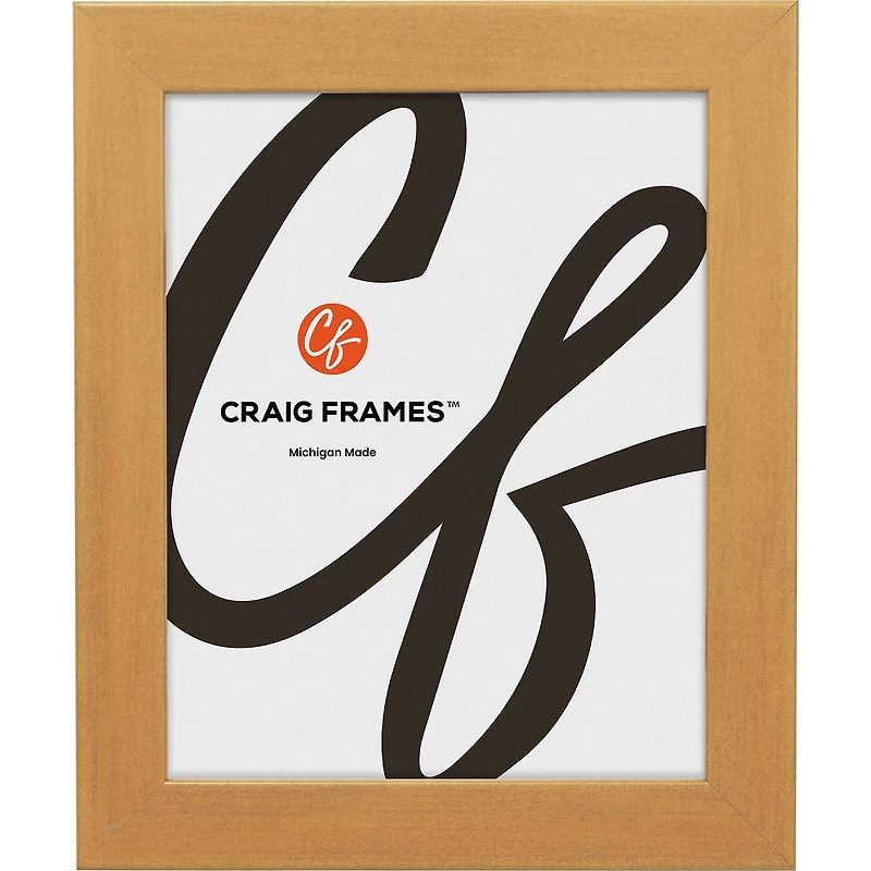 Craig Frames 4 Pack Bauhaus 125 Distressed Gold Picture Frame