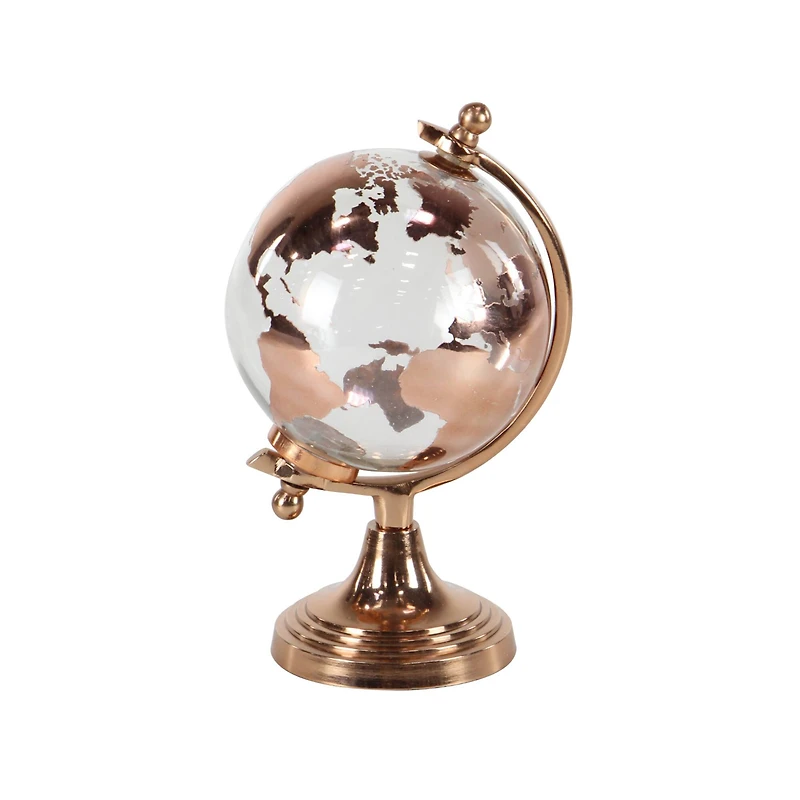 11" Copper & Glass Traditional Globe