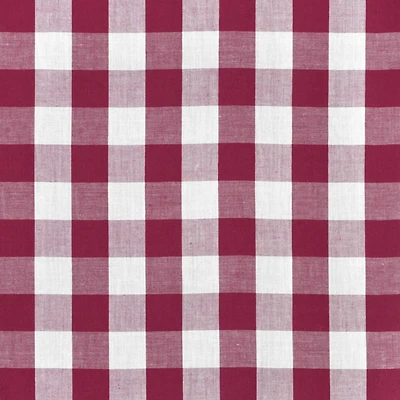 1" Burgundy Gingham