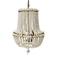 Hello Honey® 21" Draped Wood Bead Chandelier