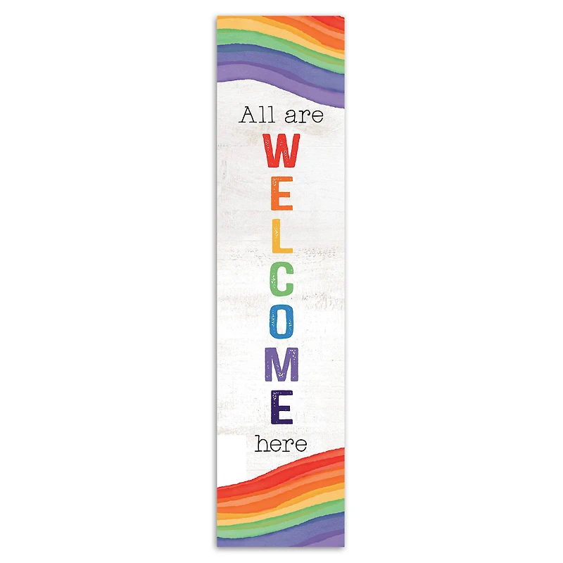 47" All Are Welcome Here Porch Leaner