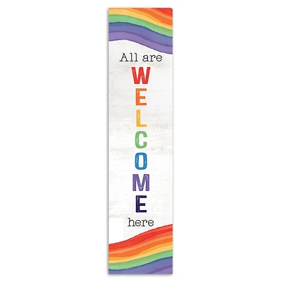 47" All Are Welcome Here Porch Leaner