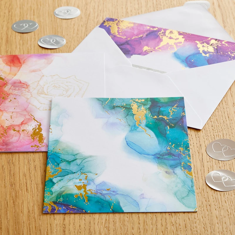 Gilded Ink Cards & Envelopes by Recollections™, 4.25" x 5.5"
