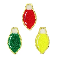 Christmas Light Bulb Iron-On & Adhesive Patches, 3ct. by Celebrate It™