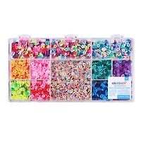 Mixed Clay Heishi Bead Box by Creatology™