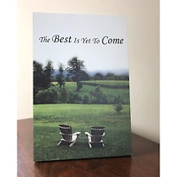 Lela & Ollie The Best is Yet To Come Plaque with Easel