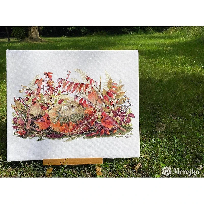 Merejka Rhapsody in Red Counted Cross Stitch Kit