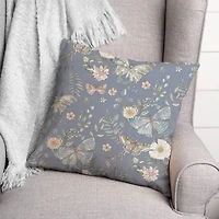 Butterflies Throw Pillow