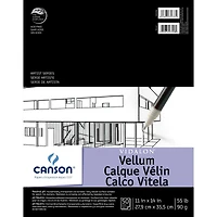 6 Pack: Canson® Artist Series Vidalon® Vellum Tracing Paper, 11" x 14"