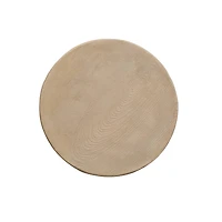 Hello Honey® Tan Rustic Round Magnesia Three-Legged Stool