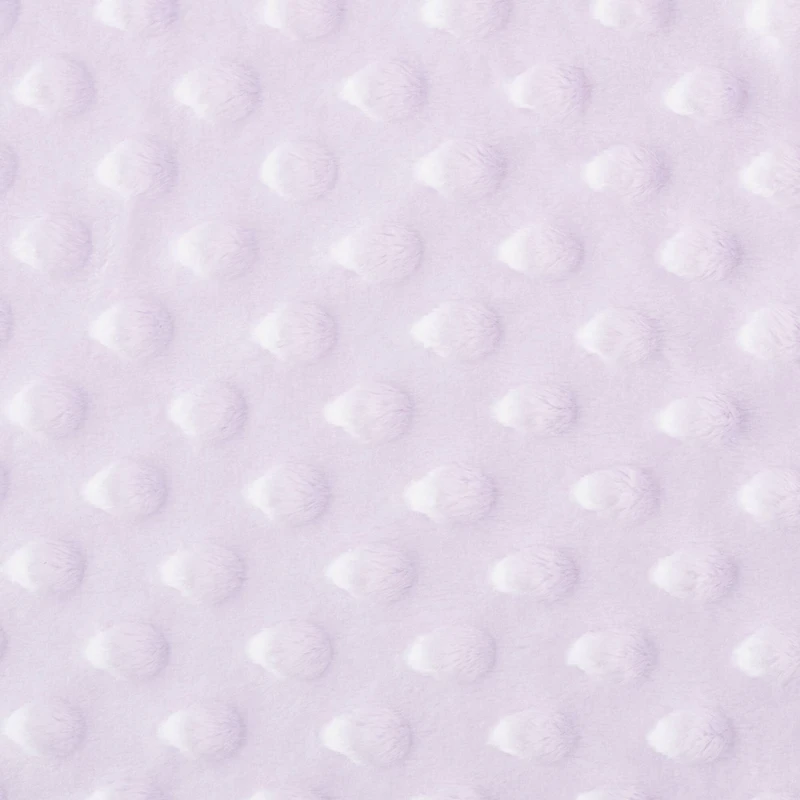 Feldman Lilac Dot Soft Chenille Fabric