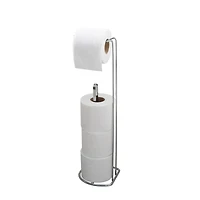 Bath Bliss Chrome Toilet Paper Reserve & Dispenser