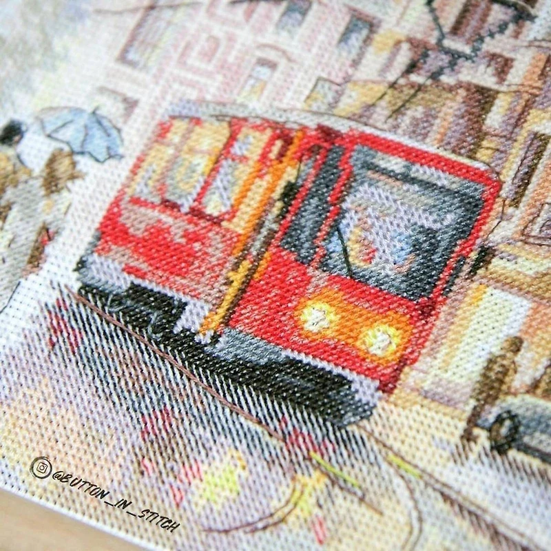 Alisa October In The City Cross Stitch Kit