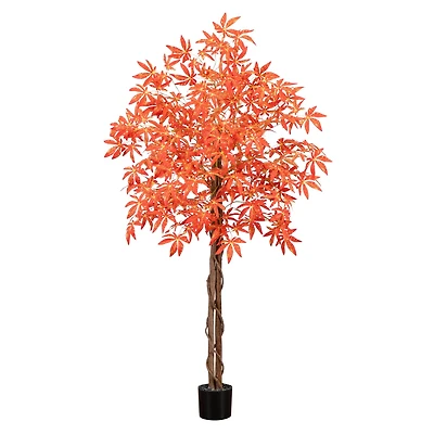 5ft. Autumn Vibrant Maple Artificial Fall Tree