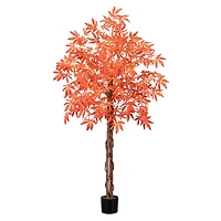 5ft. Autumn Vibrant Maple Artificial Fall Tree