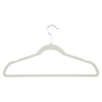 Honey Can Do White Collapsible Hangers w/ Velvet Non-Slip Hangers, 55ct.
