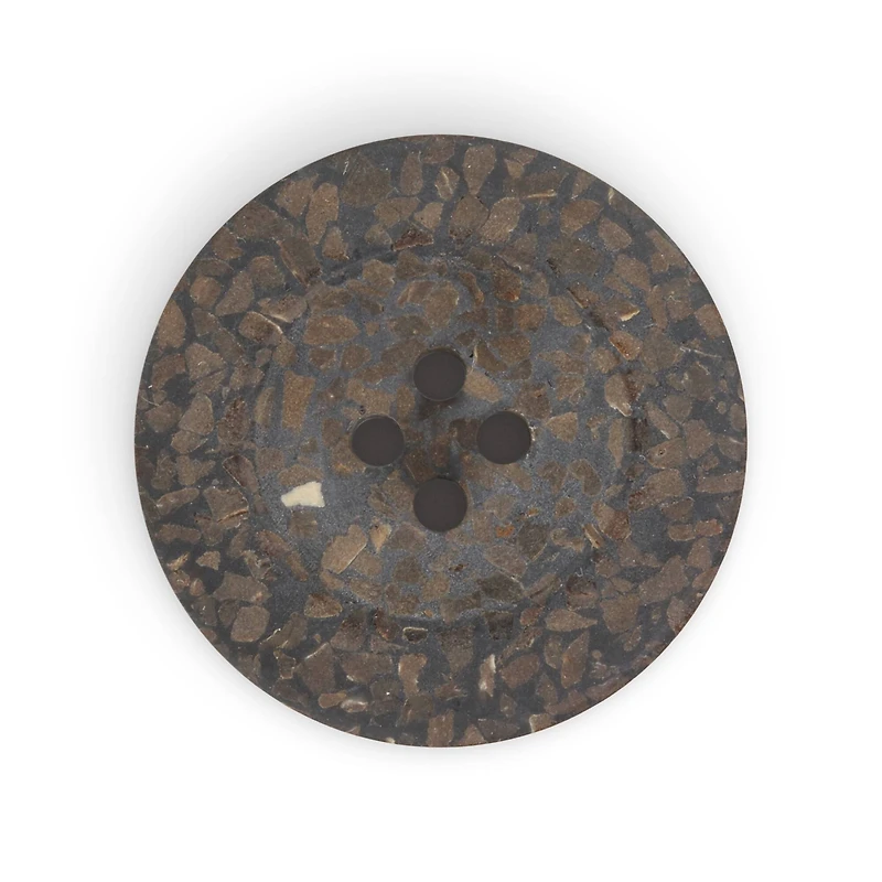 Dritz® 28mm Dark Brown Recycled Coconut Round Buttons, 3ct.