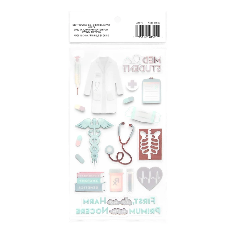 Med School Dimensional Stickers by Recollections™