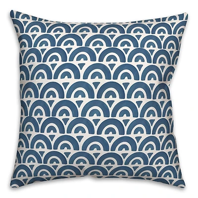 Scallop Pattern 18" x 18" Indoor / Outdoor Pillow