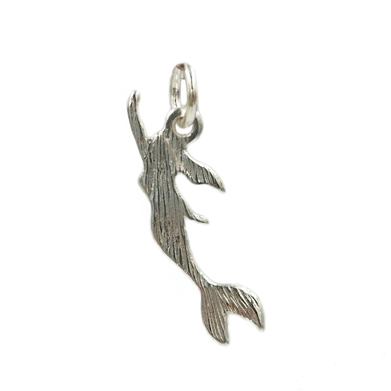 Charmalong™ Antique Silver Plated Mermaid Charm by Bead Landing™