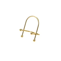 Golden Curved Wire Photo Easel by Studio Décor
