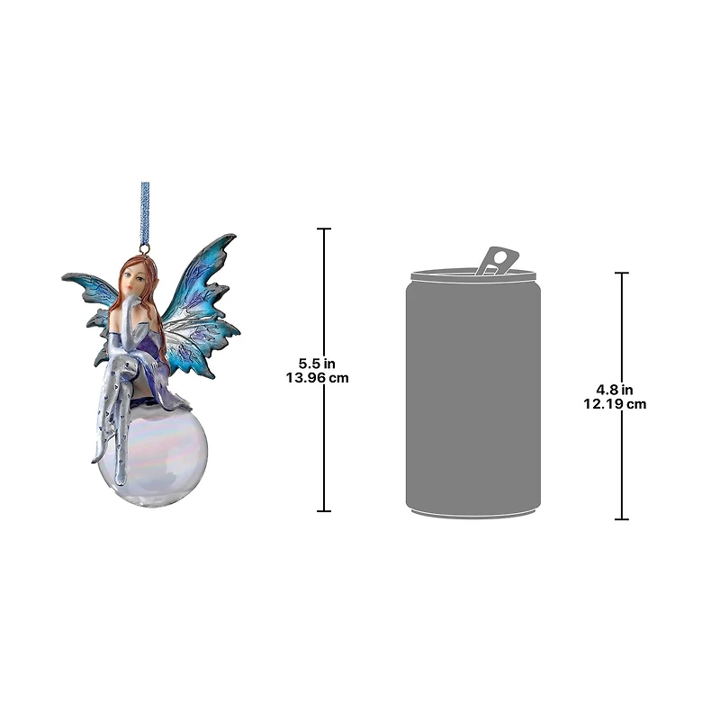 Design Toscano 3ct. The Snow Fairy Goddess Ornaments